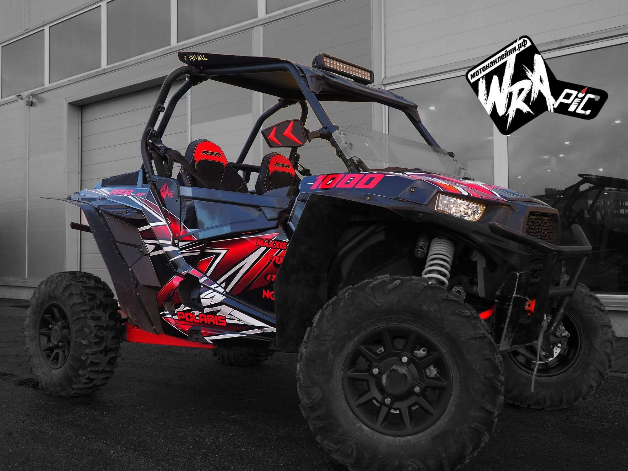 Наклейки на квадроцикл POLARIS RZR1000